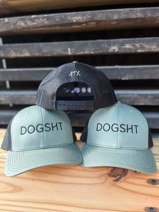 Green DOGSHT Trucker Hat